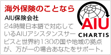 海外保険のことならAIU